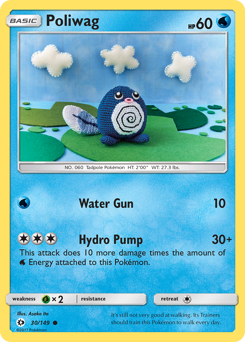 sun-and-moon Poliwag sm1-30