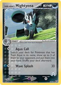 team-magma-vs-team-aqua Team Aqua's Mightyena ex4-30