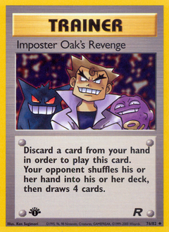 team-rocket Imposter Oak's Revenge base5-76