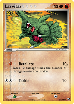 unseen-forces Larvitar ex10-61
