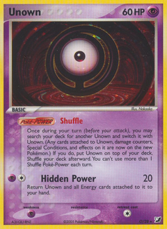 unseen-forces Unown ex10-O