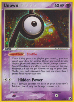 unseen-forces Unown ex10-P