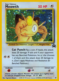 wizards-black-star-promos Meowth basep-10
