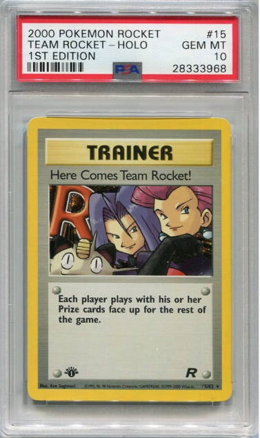1st edition here comes team rocket