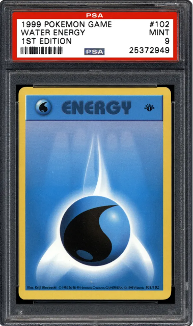 1st edition pokemon water energy