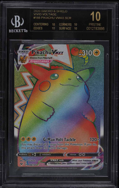 Pikachu VMAX-Full Art Secret Rare 2020 Pokemon TCG Sword & Shield