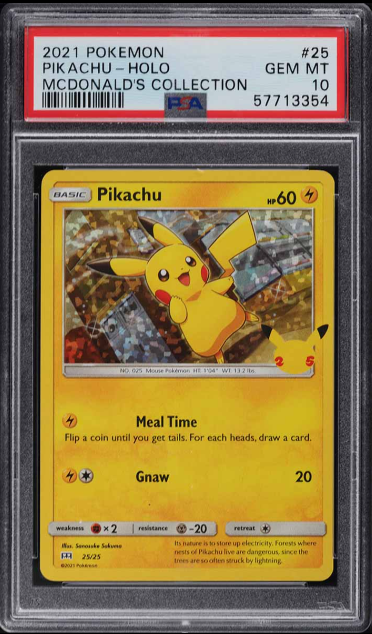 Coleção Pokémon Cards Mc Donalds - Completa Normais 25 Cards