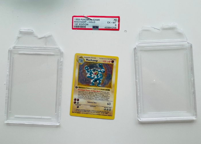 How to Crack Open a Graded Card Slab seperating the slab