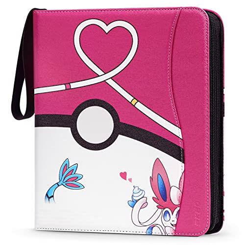 pokemon-card-binders Benazcap Card Binder with Zipper Removable Sleeves