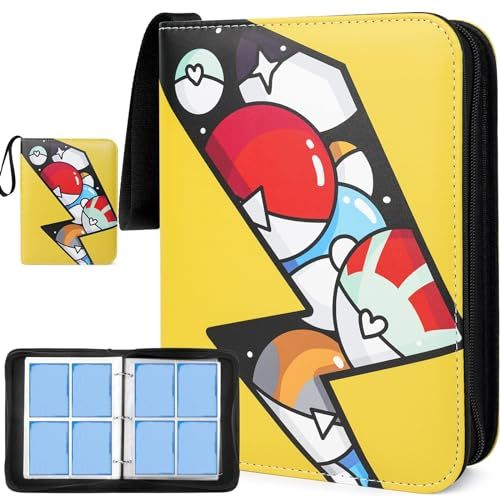 pokemon-card-binders Trading Card Binder for Pokemon Cards, 480 Cards Z