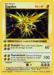 base1 base1-16-Zapdos-pc-1st Edition