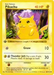 base1 base1-58-Pikachu-pc-1st Edition