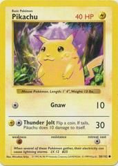 base1 base1-58-Pikachu-pc-Shadowless