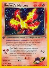 gym1 gym1-12-Rocket's Moltres-pc-1st Edition