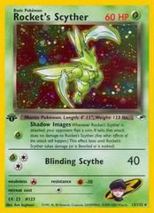gym1 gym1-13-Rocket's Scyther-pc-1st Edition