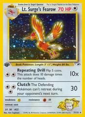 gym1 gym1-7-Lt. Surge's Fearow-pc-1st Edition
