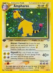 neo3 neo3-1-Ampharos-pc-1st Edition