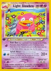neo4 neo4-51-Light Slowbro-pc-1st Edition