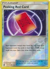 sm4 sm4-97-Peeking Red Card-pc-Reverse Holo