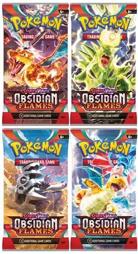 Pokémon TCG: Obsidian Flames 4 Pack Bundle