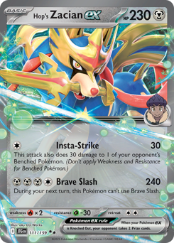 sv9 sv9-111-Hop's Zacian ex