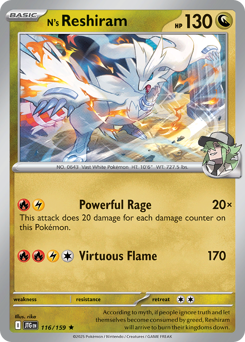 sv9 sv9-116-N's Reshiram