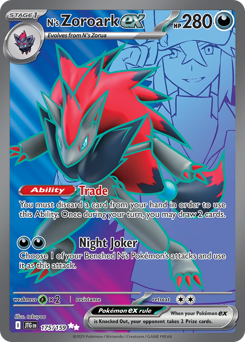 sv9 sv9-175-N's Zoroark ex