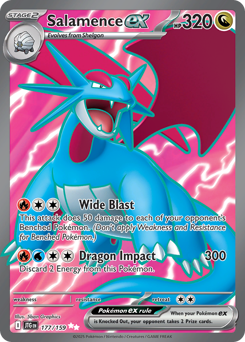 sv9 sv9-177-Salamence ex