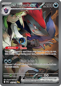 sv9 sv9-185-N's Zoroark ex