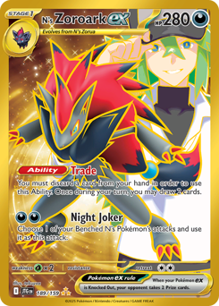 sv9 sv9-189-N's Zoroark ex
