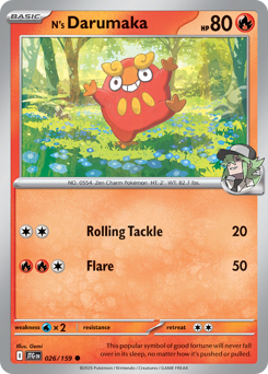 sv9 sv9-26-N's Darumaka