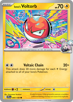 sv9 sv9-47-Iono's Voltorb