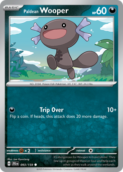 sv9 sv9-93-Paldean Wooper