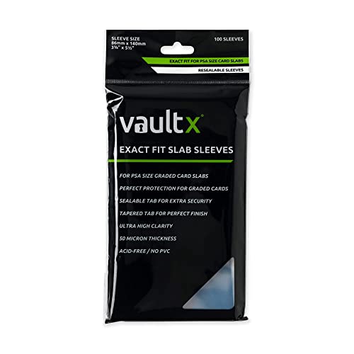graded-pokemon-card-sleeves Vault X Graded Trading Card Slab Sleeves, Exact Fi