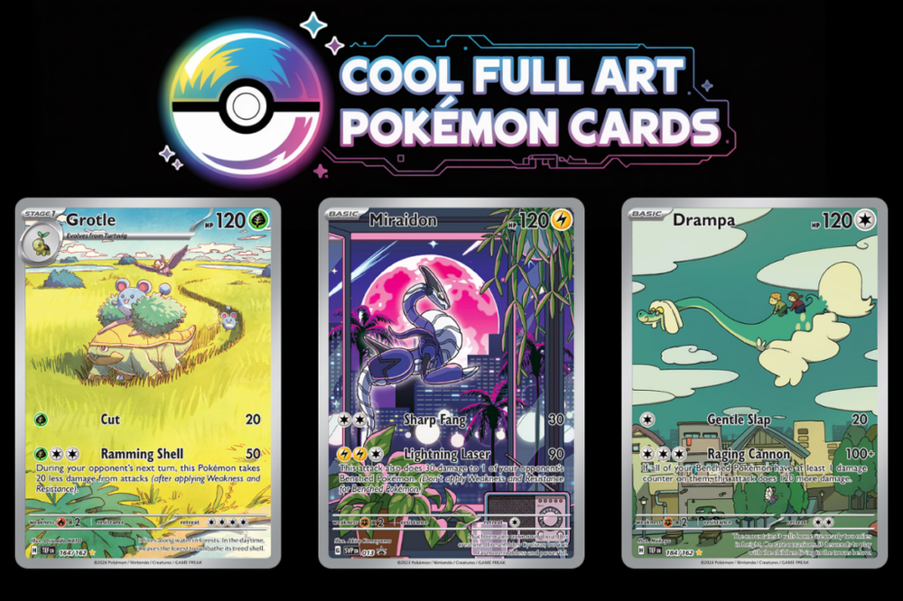 cool full art pokemon cards