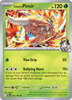 sv10 sv10-1-Ethan's Pinsir