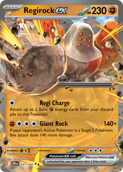 sv10 sv10-101-Regirock ex