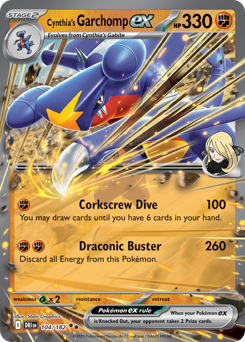 sv10 sv10-104-Cynthia's Garchomp ex