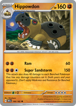 sv10 sv10-106-Hippowdon