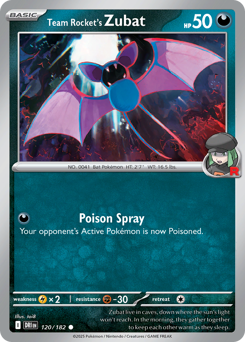 sv10 sv10-120-Team Rocket's Zubat