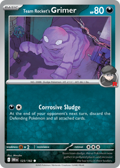 sv10 sv10-123-Team Rocket's Grimer
