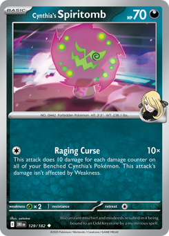 sv10 sv10-129-Cynthia's Spiritomb