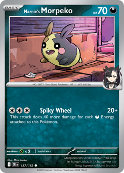 sv10 sv10-137-Marnie's Morpeko