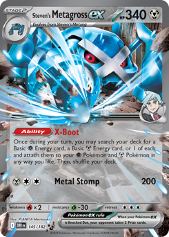 sv10 sv10-145-Steven's Metagross ex