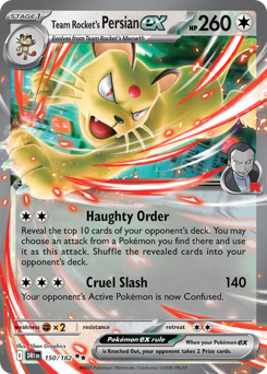 sv10 sv10-150-Team Rocket's Persian ex
