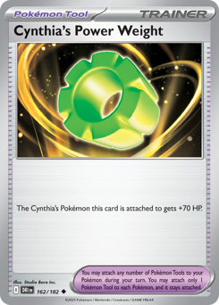 sv10 sv10-162-Cynthia's Power Weight