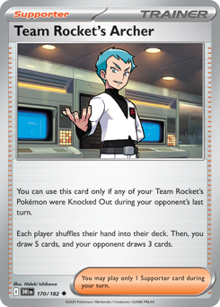 sv10 sv10-170-Team Rocket's Archer