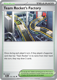 sv10 sv10-173-Team Rocket's Factory