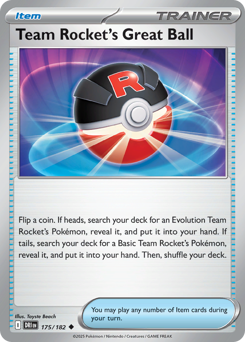 sv10 sv10-175-Team Rocket's Great Ball