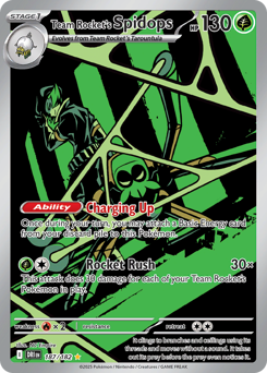 sv10 sv10-187-Team Rocket's Spidops